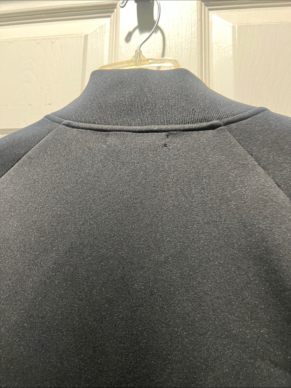 Karl Lagerfeld Black and White Zip-Front Track Jacket - Picture 10 of 10